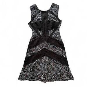 BCBGMAXAZRIA Black Lace Dress